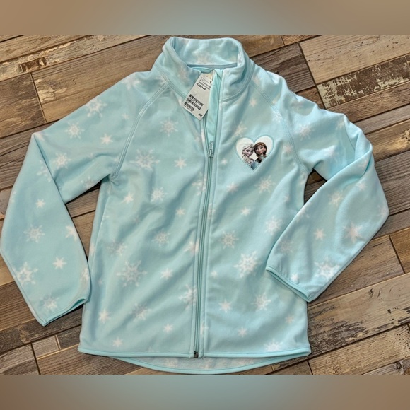 NWT H & M Frozen zip up jacket size 8/10 - Picture 1 of 3
